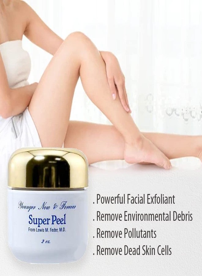 Biologic Solutions Dr. Feder's SuperPeel Exfoliating Facial Scrub - 2 oz by BioLogic Solutions - Micro-Crystal & Enzyme Blend for Pore Cleansing, Dead Skin Removal & Refined Texture - Image 2